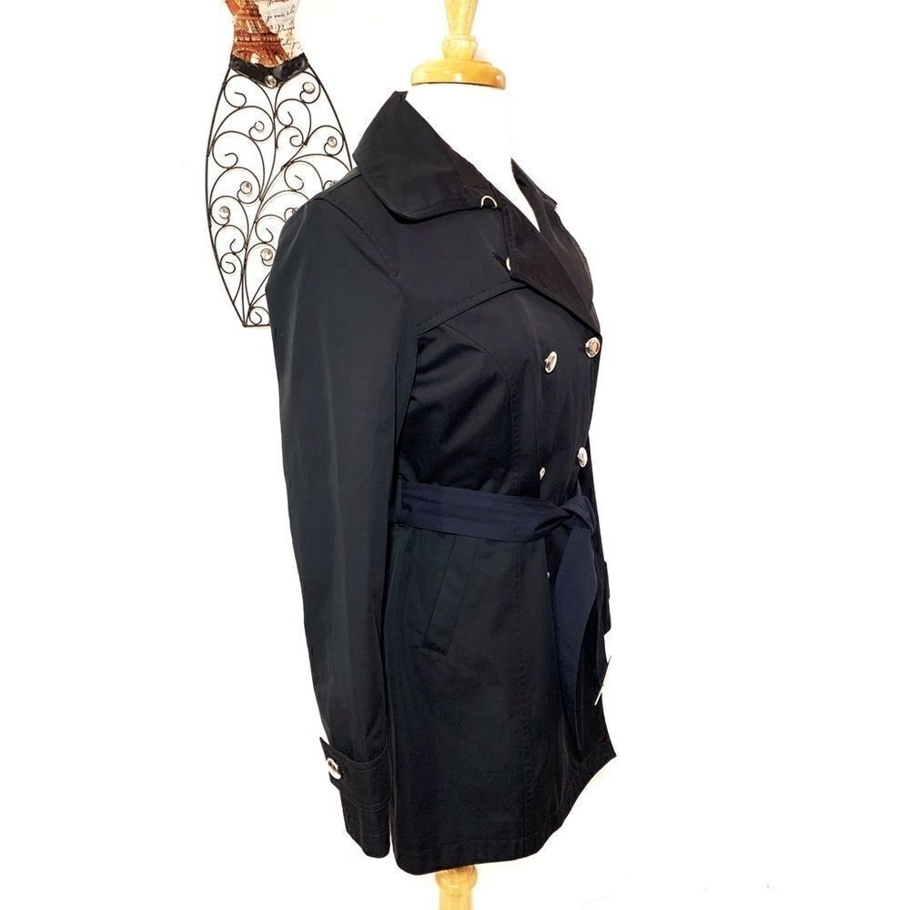 2X 🏆HP. Michael Michael Kors Trench Coat - Picture 5 of 14